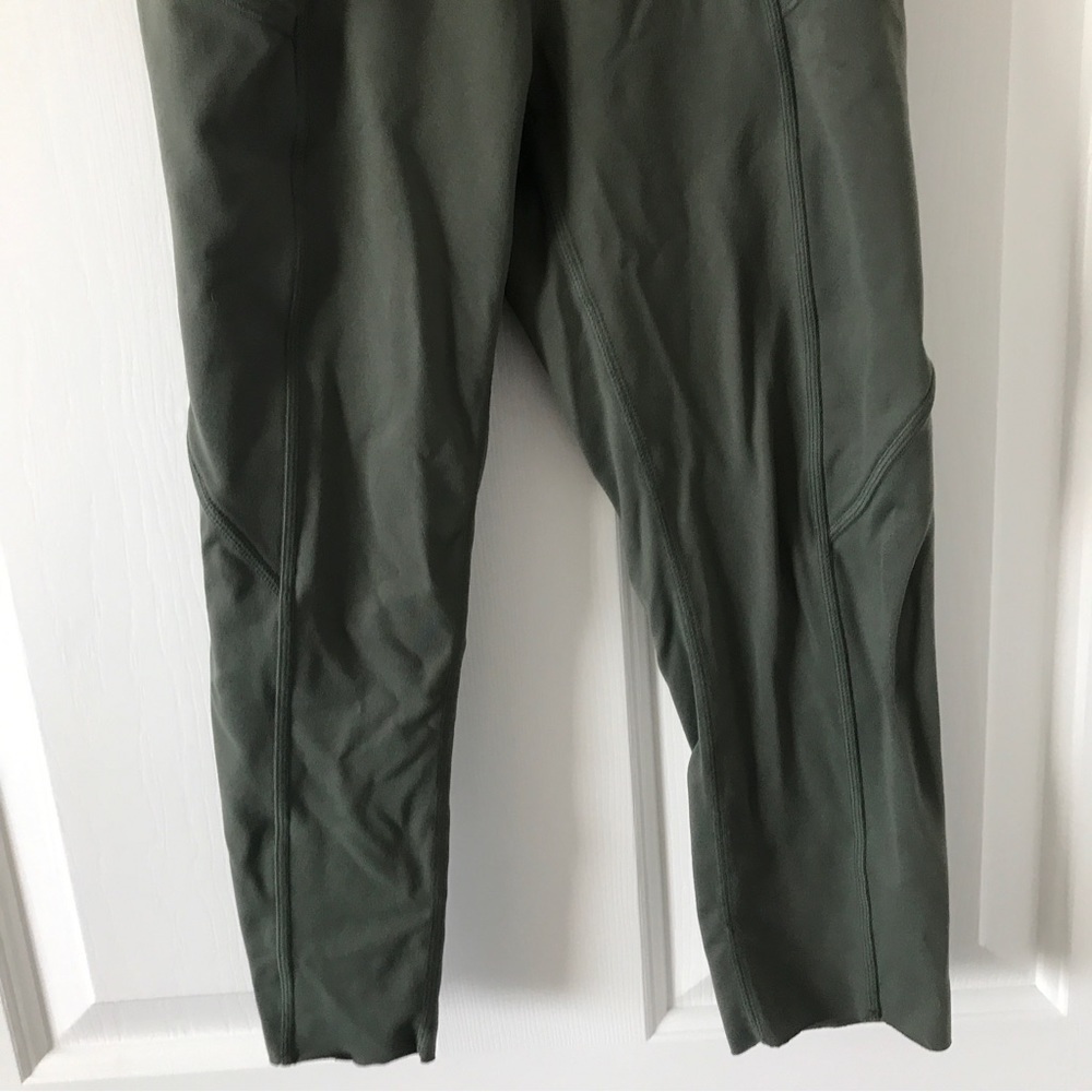 3/$15 Tough mode olive green workout Capri pants (P2) - Picture 4 of 9
